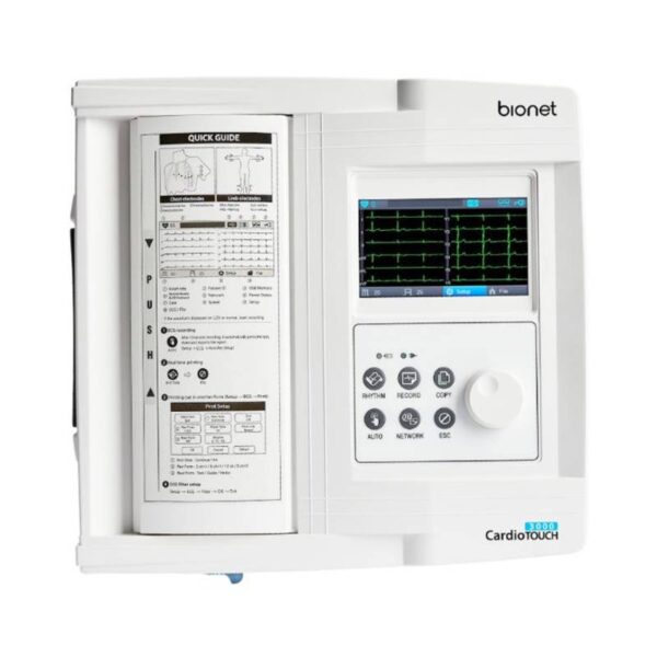 Electrocardiógrafo 12 canales marca bionet modelo cardiotouch 3000